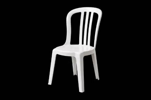 chaise resine blanche