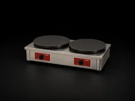 crêpière double